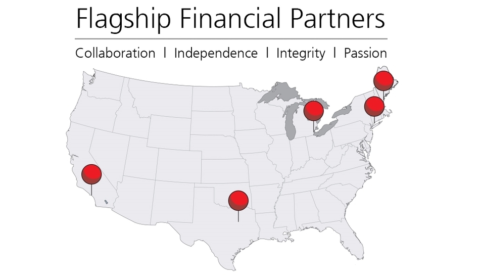 Flagship office locations map